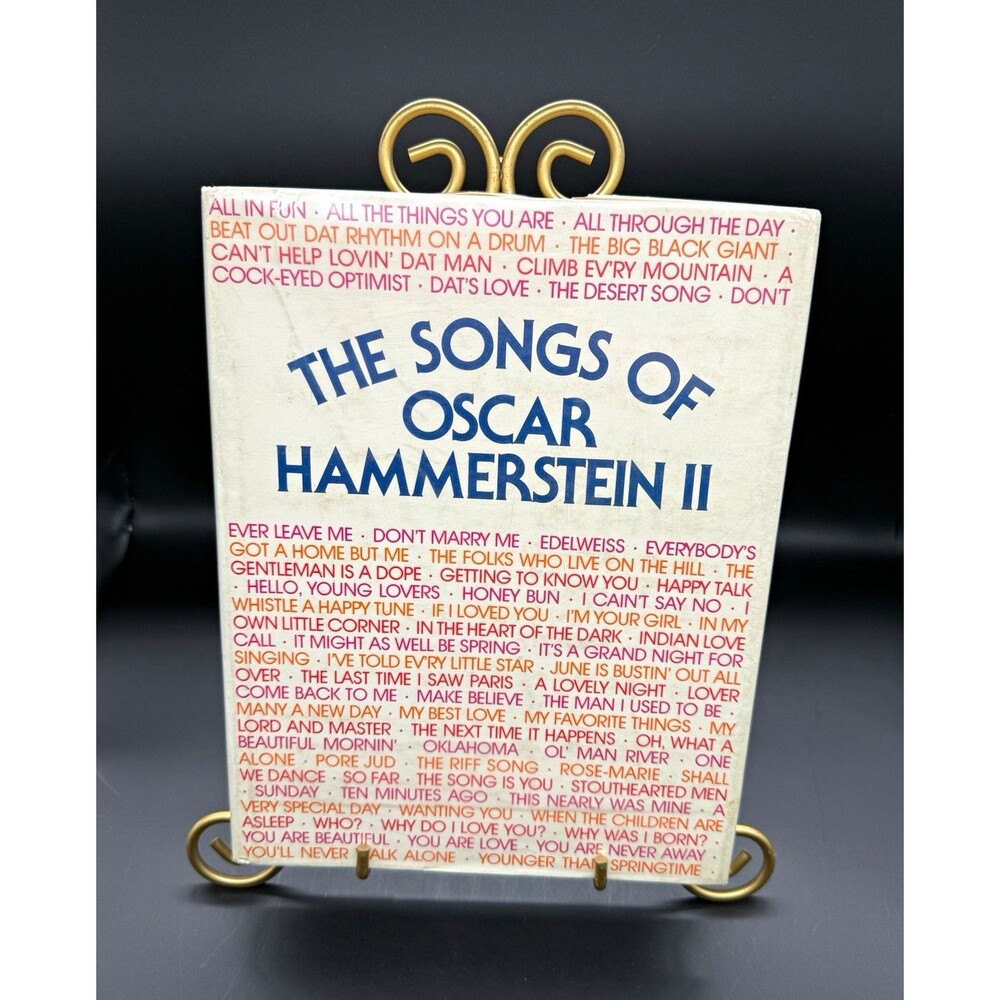 Piano music “The Songs of Oscar Hammerstein II” Voice Solo Song Book